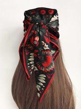 FOLKLORA SILK HEAD SCARF